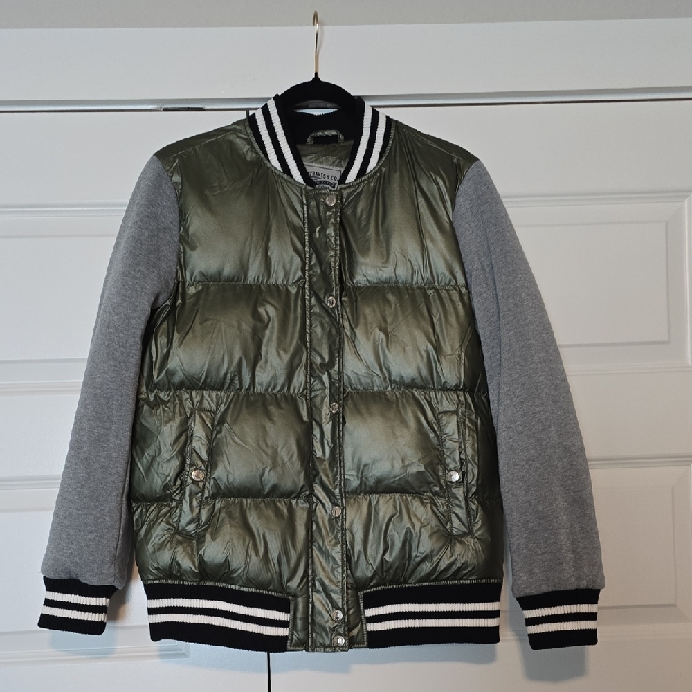 Levi's Olive and Gray Bomber Jacket